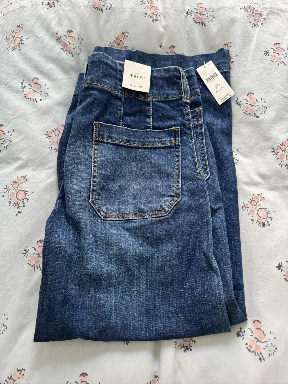 Anthropologie Collette Crop Wide Leg Jeans by Maeve 27P